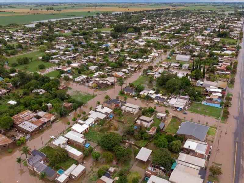 Nelson recibió la peor parte: 260 mm en cuatro horas