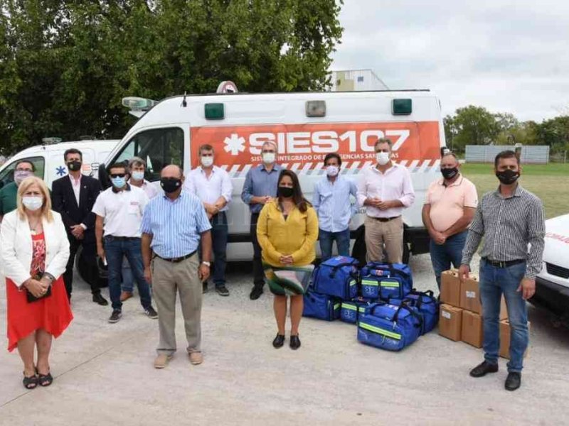 Fortalecen la dotación de ambulancias en el departamento Castellanos