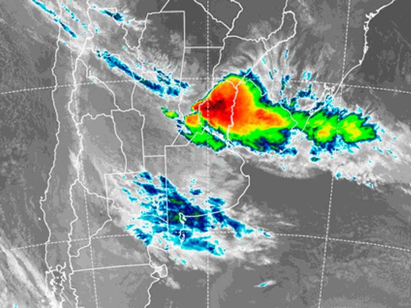 Así avanza la tormenta por Santa Fe