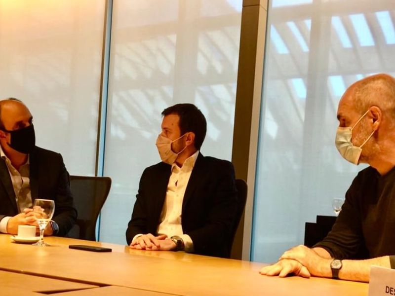 José Corral y Roy López Molina se reunieron con el jefe de gobierno de CABA