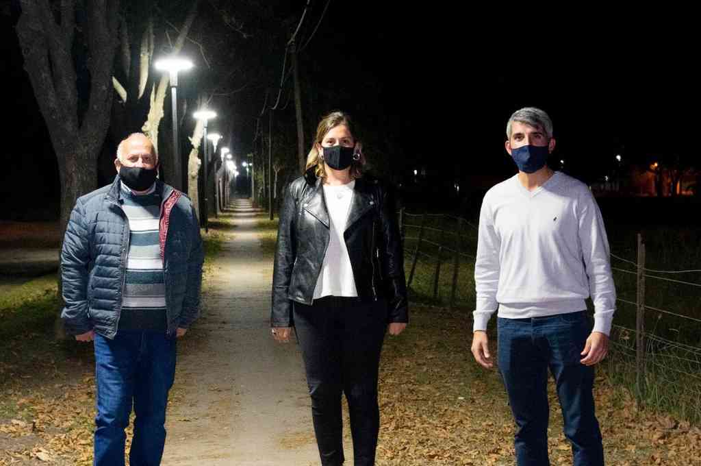 Santa Isabel: con la iluminación LED avanzan las obras en el barrio Belgrano