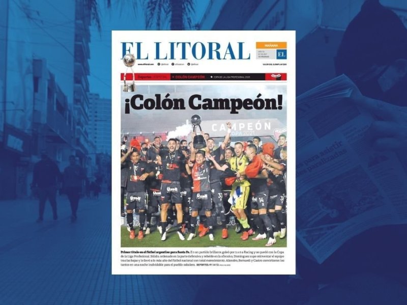 ¡Atención sabaleros! Todavía podes conseguir tu edición Colón Campeón de El Litoral