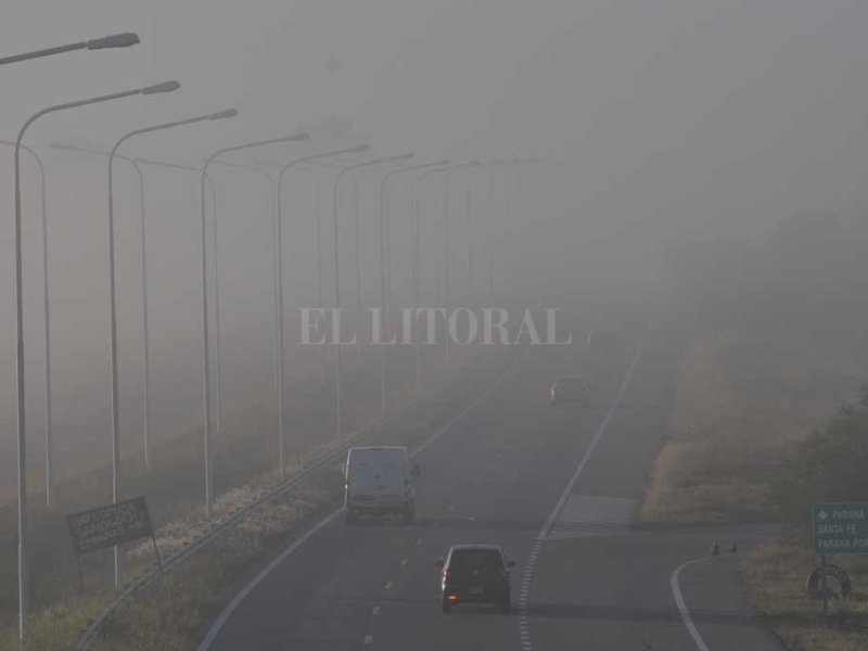 Bancos de niebla afectan las rutas de la provincia Santa Fe