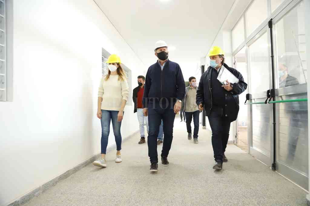 El gobernador recorrió la obra del nuevo Hospital de Rafaela
