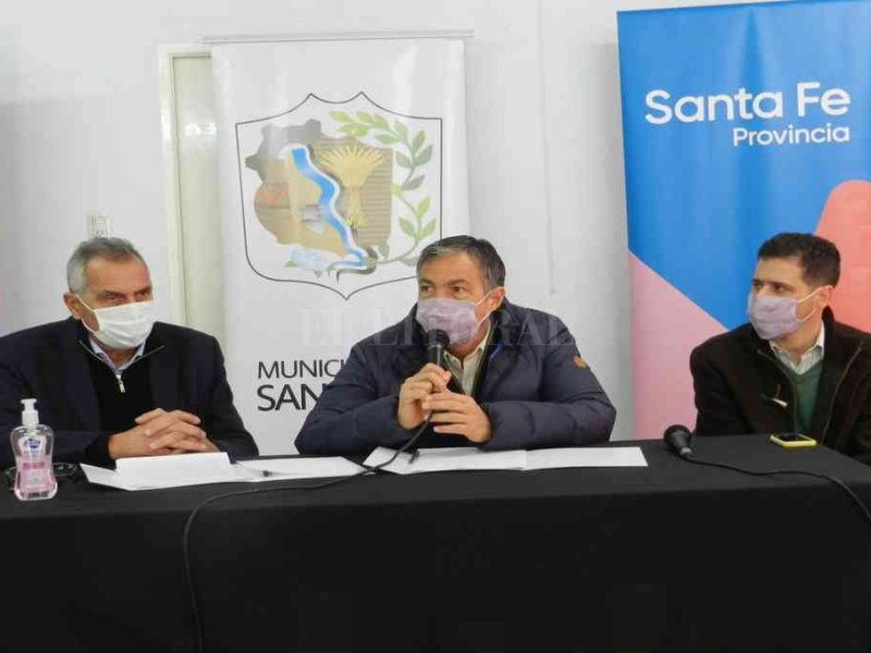 Pusineri recorrió San Javier y selló acuerdos con el gobierno municipal