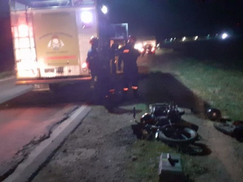 Un fatal accidente de tránsito en Ruta 8 se cobró la vida de dos venadenses