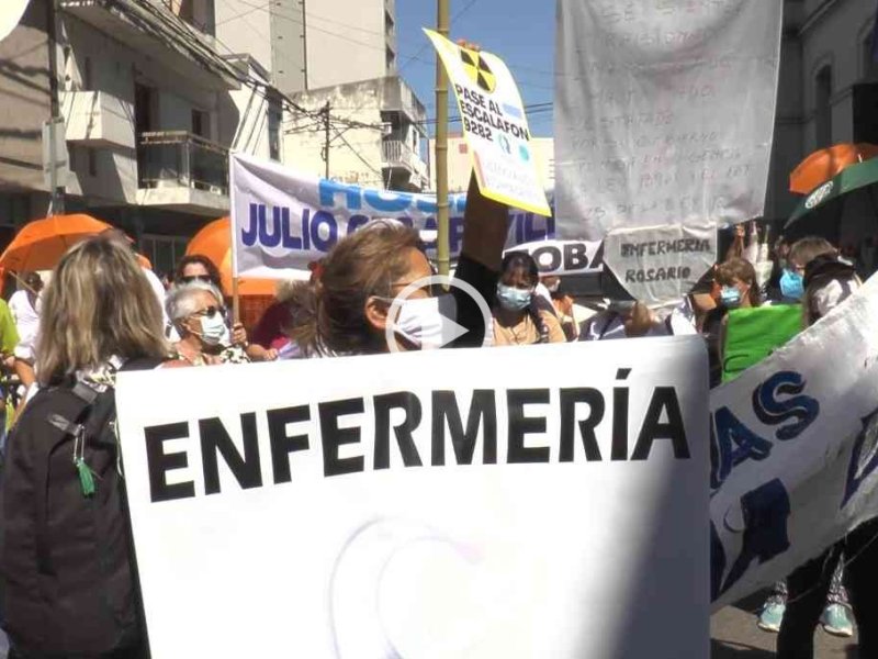 Enfermeros santafesinos exigen que la profesión sea declarada de «alto riesgo»