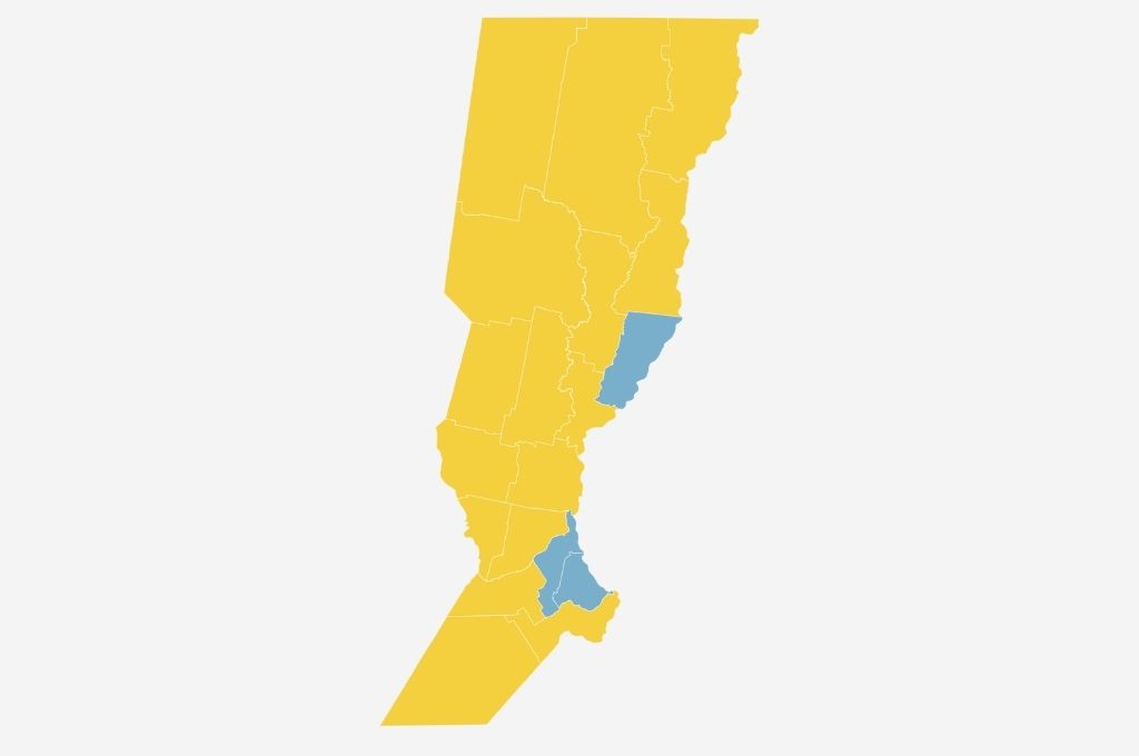 El mapa de Santa Fe vuelve a estar pintado de amarillo