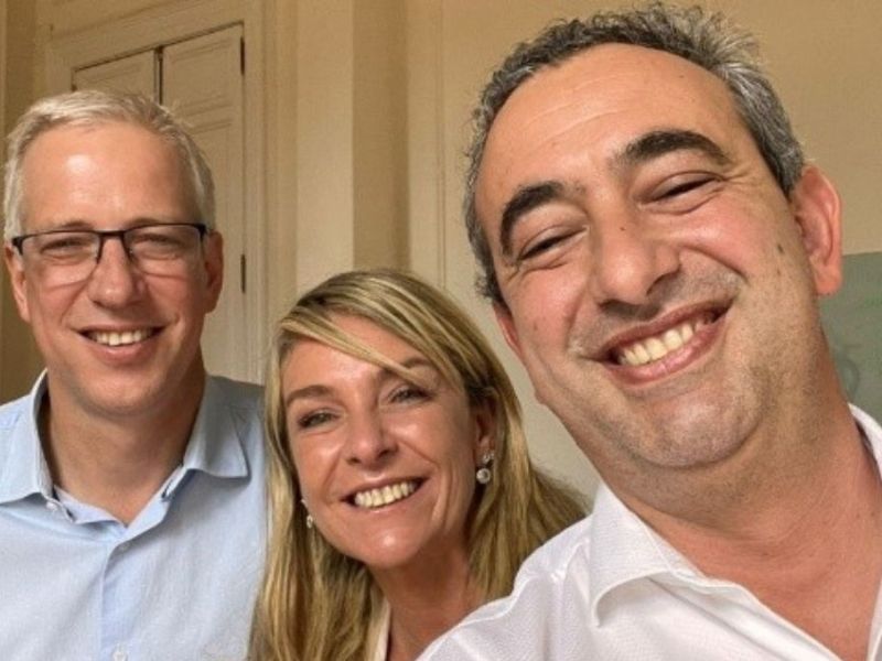 Sorpresiva foto entre Javkin y Scarpín: otro intento para un «súper frente»
