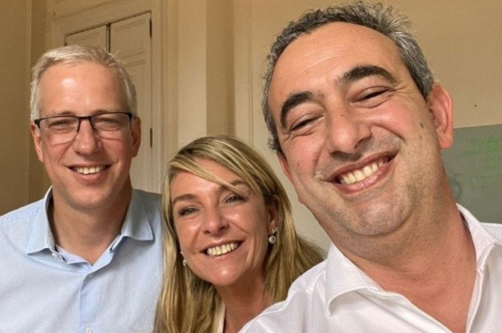 Sorpresiva foto entre Javkin y Scarpín: otro intento para un «súper frente»