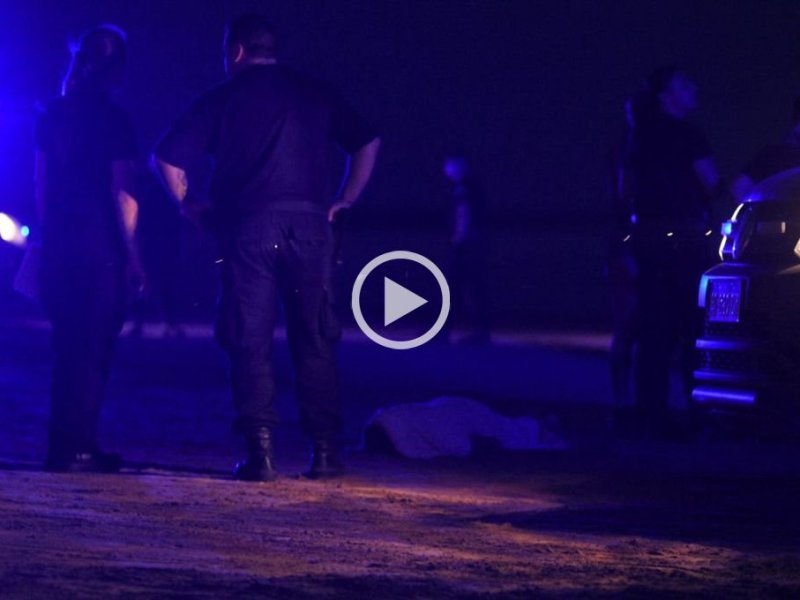 Video: mataron a un hombre en El Chaquito