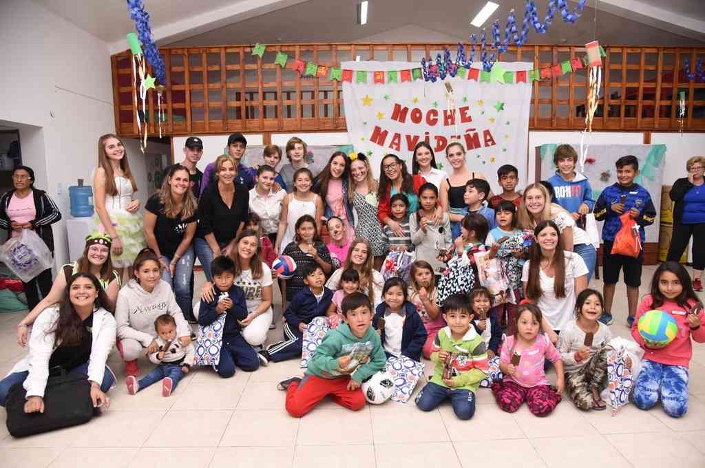 Movida navideña solidaria moviliza a una localidad del departamento Las Colonias