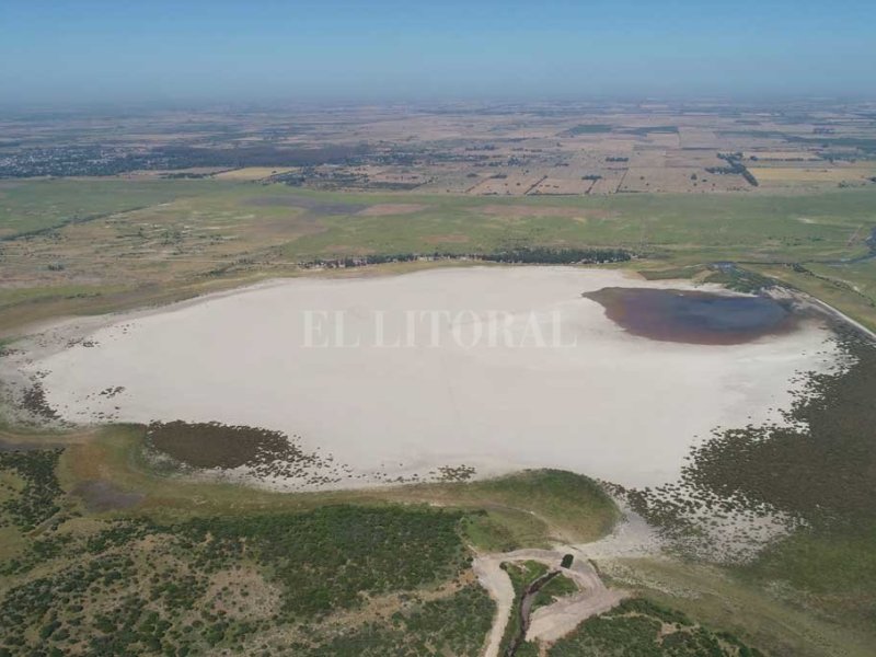 Sorpresa y preocupación: desapareció la laguna de Paiva