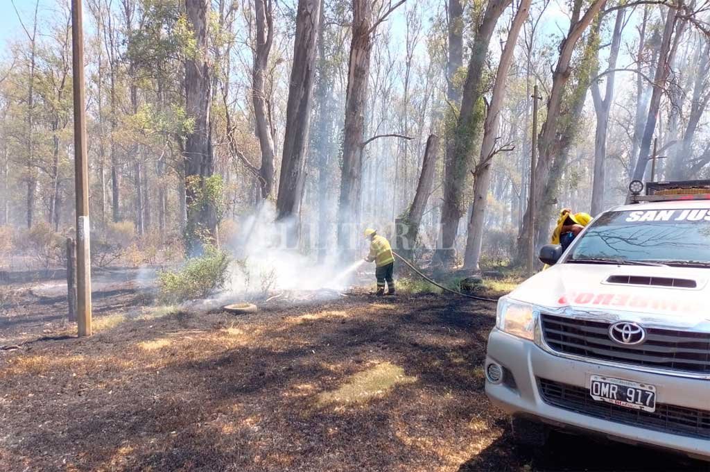 Refuerzan controles para evitar nuevos incendios intencionales en el bosque de Laguna Paiva