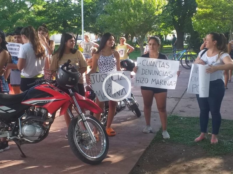 Femicidio en Murphy: tensión entre manifestantes y autoridades por el asesinato de Marina