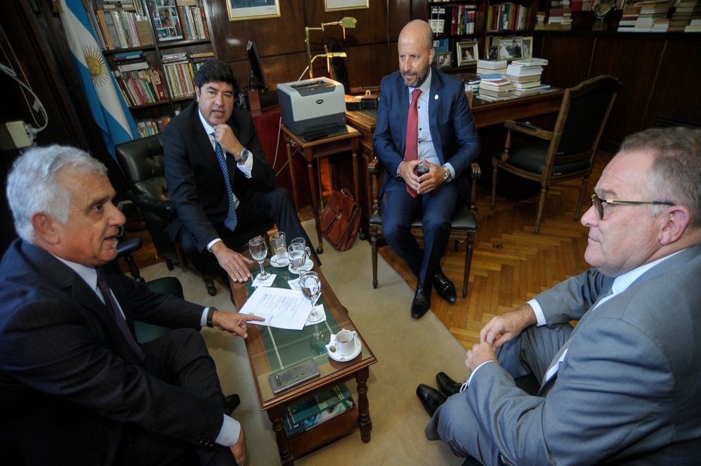 Jorge Lagna y Gabriel Somaglia se reunieron con funcionarios de la Justicia Federal