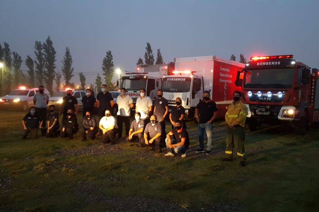 La provincia de Santa Fe envía ayuda para combatir los incendios en Corrientes
