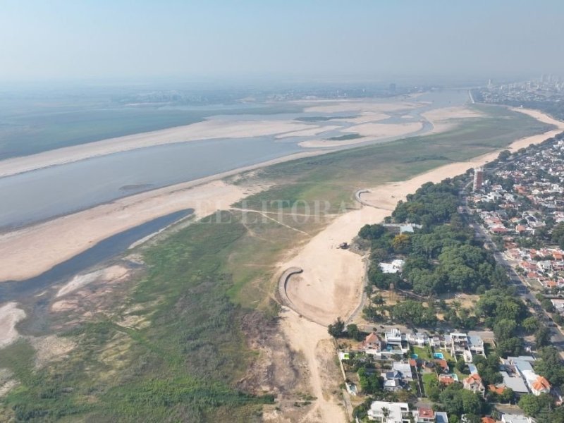 El río Paraná creció más de 30 centímetros en menos de una semana en Santa Fe