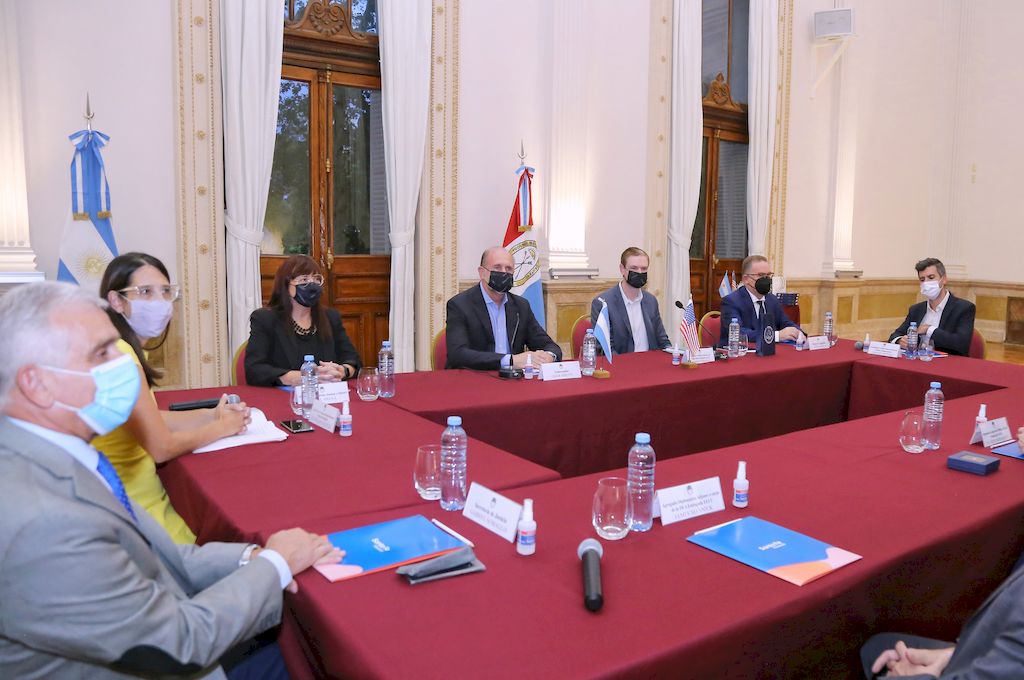 Perotti recibió a representantes de la Embajada de Estados Unidos en Argentina