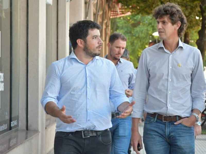 Lousteau y Chiarella juntos para cumplir con una agenda de trabajo en Venado Tuerto