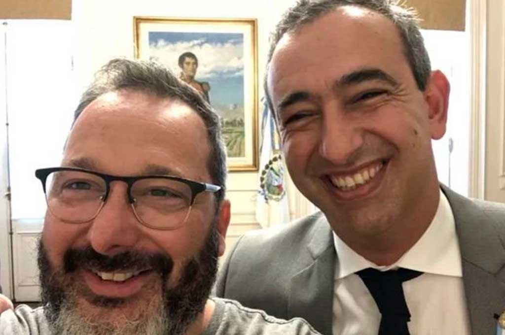 Emotiva despedida de Javkin a Gerardo Rozín