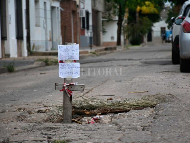 Barrio Mariano Comas: un hundimiento se  convirtió en un «cráter» en apenas 10 días