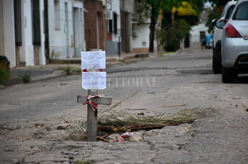 Barrio Mariano Comas: un hundimiento se  convirtió en un «cráter» en apenas 10 días