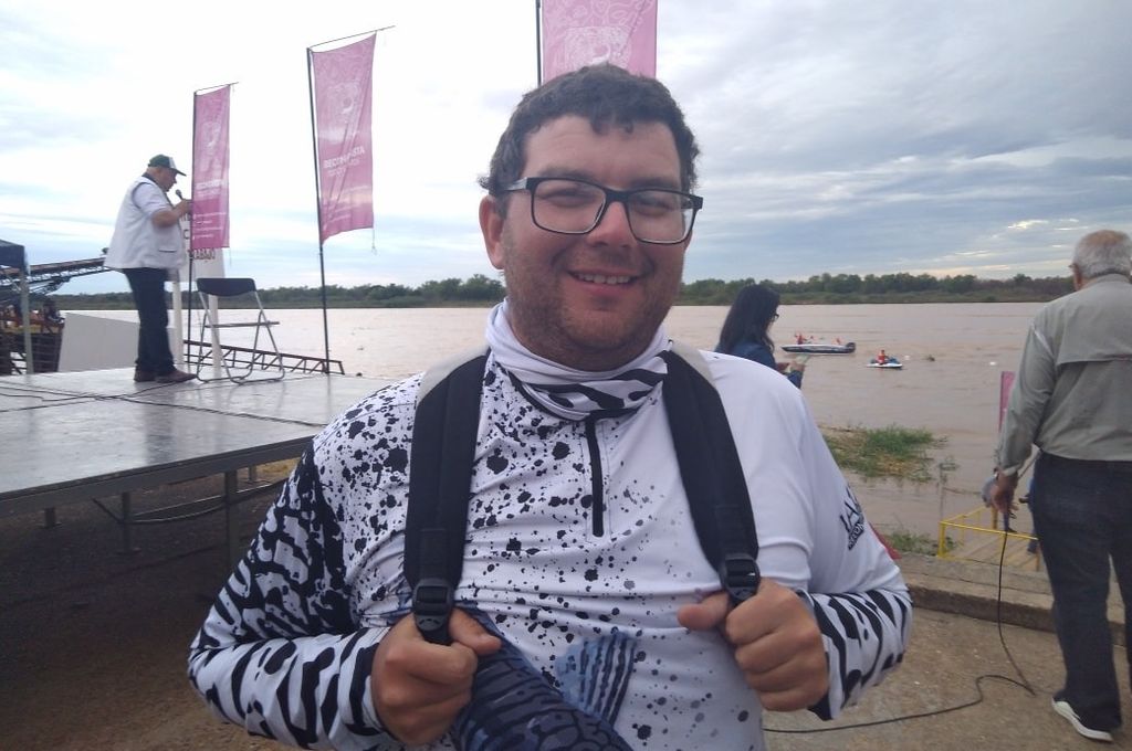 Gabriel Mogni, con un surubí de 1,16 metros, volvió a ganar el Concurso Argentino