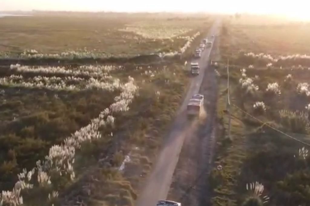 Melincué: peligro en la ruta 90 con el tráfico de camiones