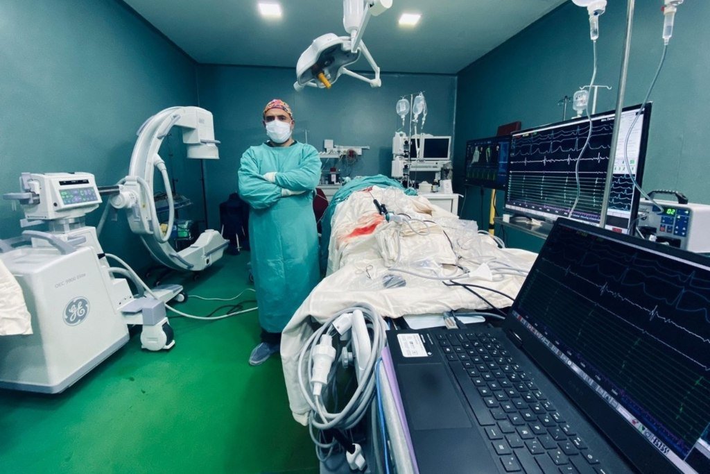 Médicos santafesinos realizaron la primera  ablación por radiofrecuencia sin usar rayos X