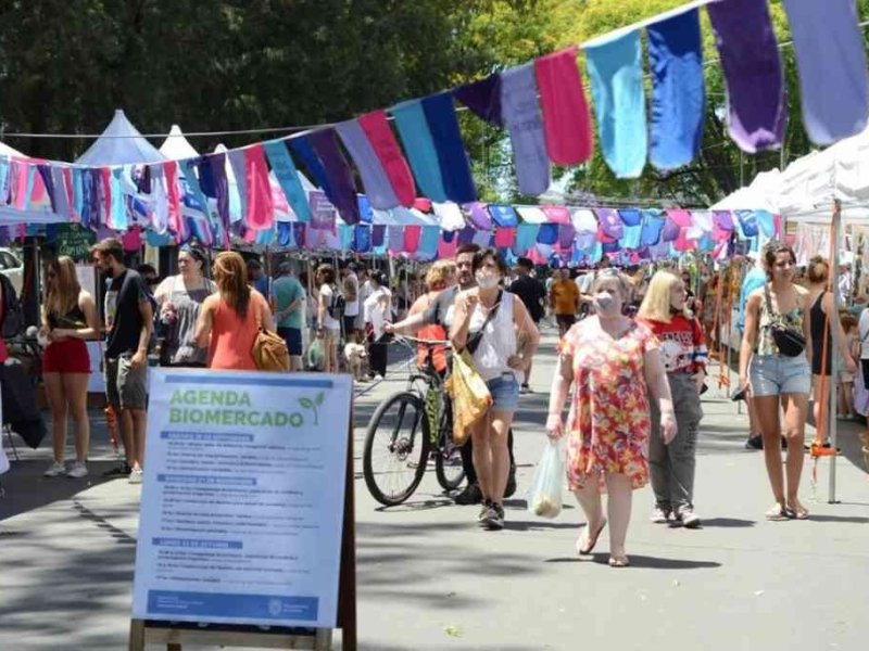 Desde este jueves ferias y Biomercado en el Parque de las Colectividades de Rosario