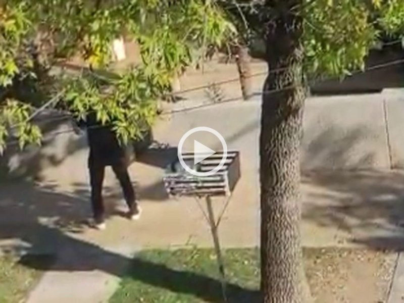 Se conocieron más videos del «tirador» que se atrincheró en Rafaela