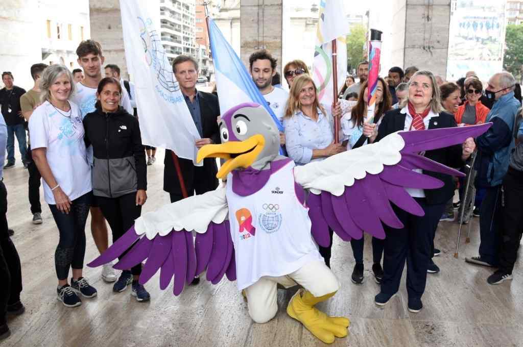 Juegos Suramericanos de la Juventud: la antorcha olímpica ya brilla en Rosario