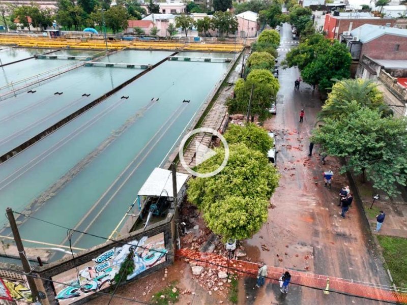 Por qué se cayó el muro de Aguas Santafesinas