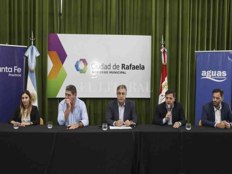 Licitaron obras en el red de distribución de agua en barrios de Rafaela