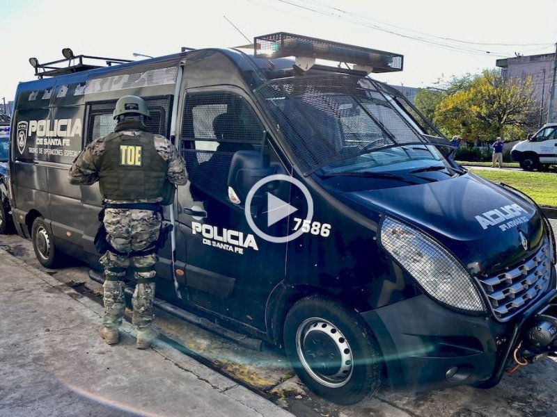 El video: así detuvieron a «El Viejo» Cantero en Rosario