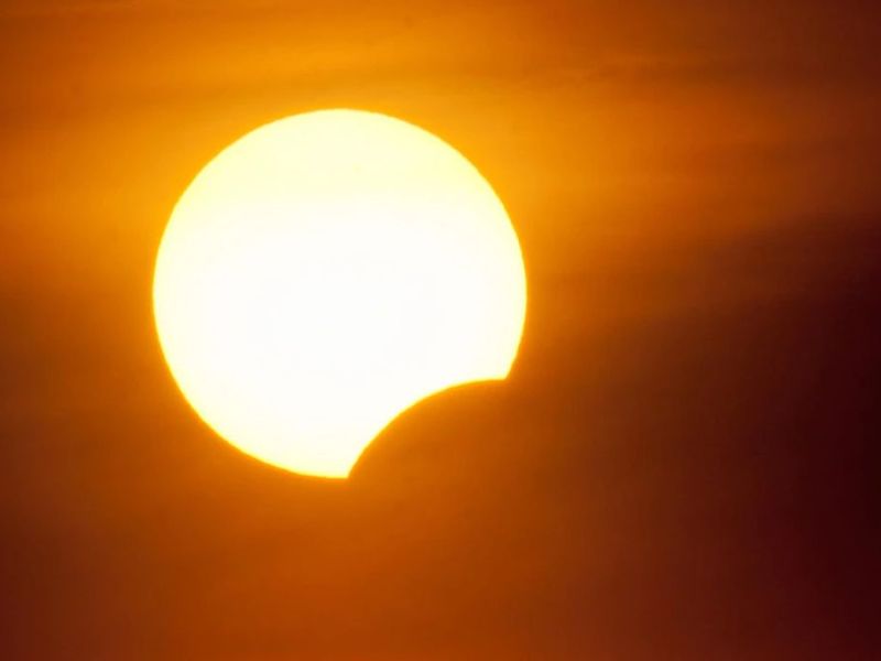 El eclipse parcial de sol se verá de forma breve desde Santa Fe