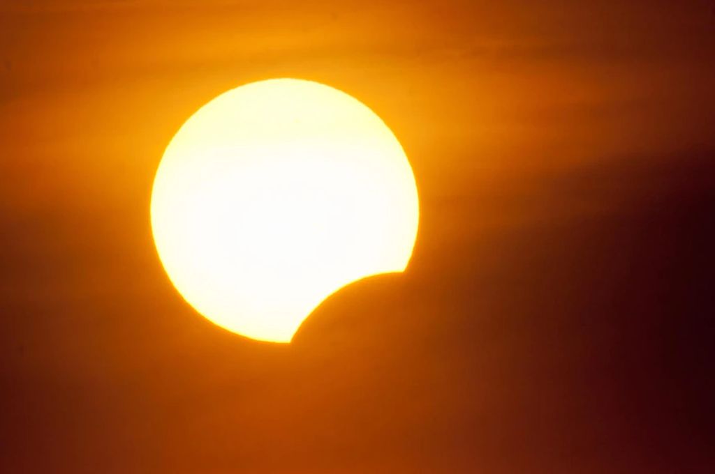 El eclipse parcial de sol se verá de forma breve desde Santa Fe