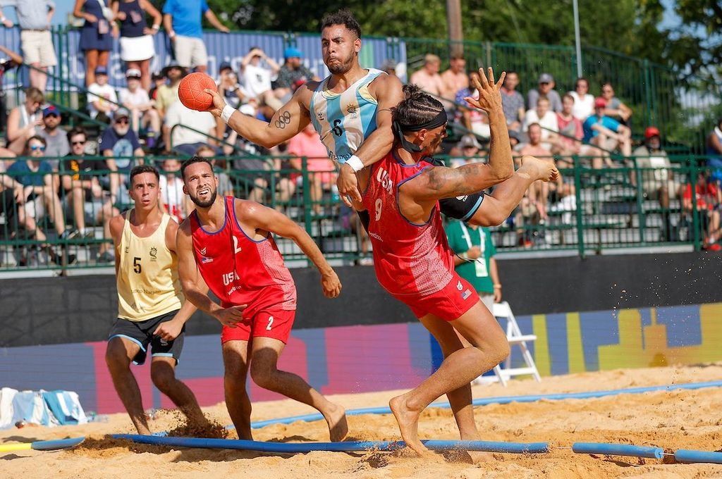 Beach handball: el entrerriano que brilló en Estados Unidos