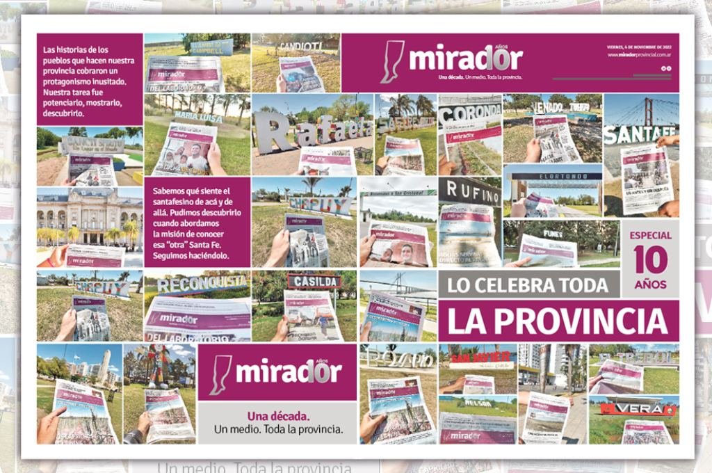 Llegó el «día M»: hoy Mirador Provincial cumple 10 años