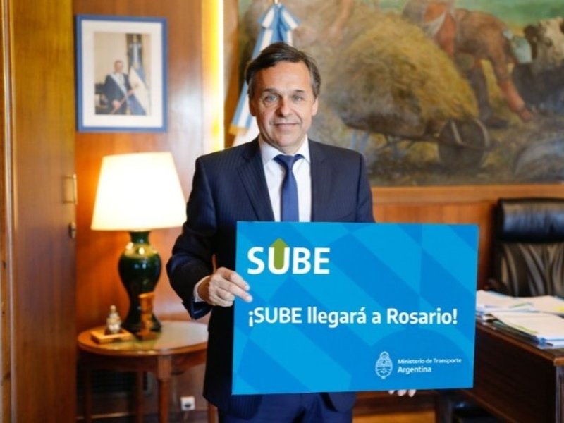 El ministro de Transporte se reunirá con Javkin y la tarjeta SUBE es un hecho en Rosario