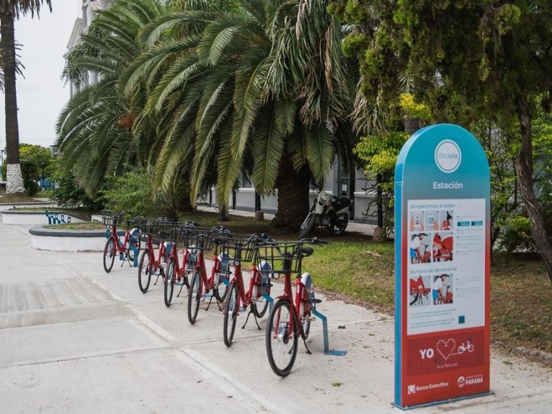 Se habilitaron 50 nuevas bicicletas públicas en Paraná