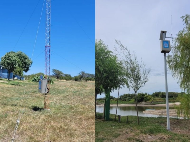Se instalaron nuevas estaciones meteorológicas e hidrométricas en Entre Ríos