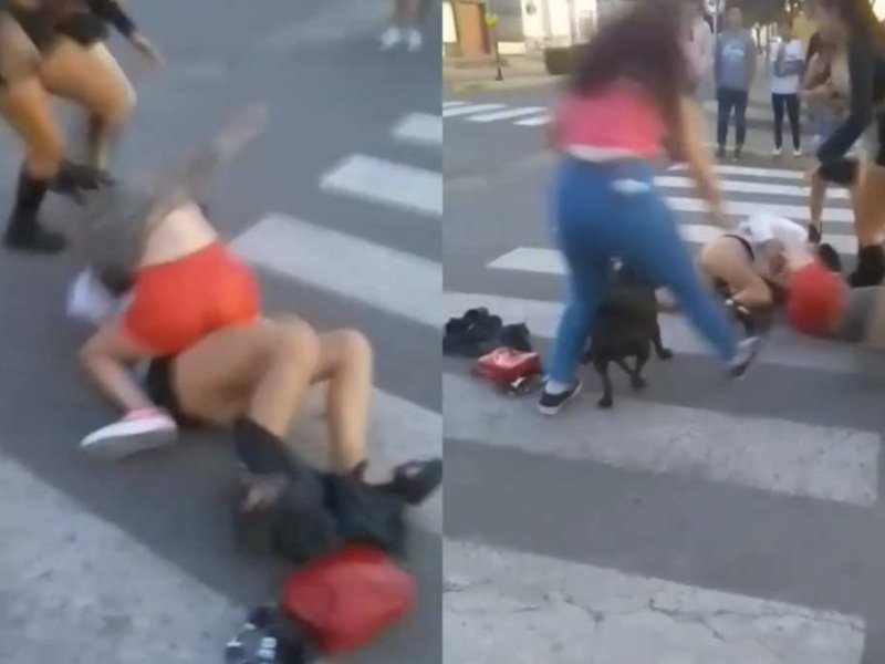 Video: una pelea entre mujeres fue filmada y se hizo viral