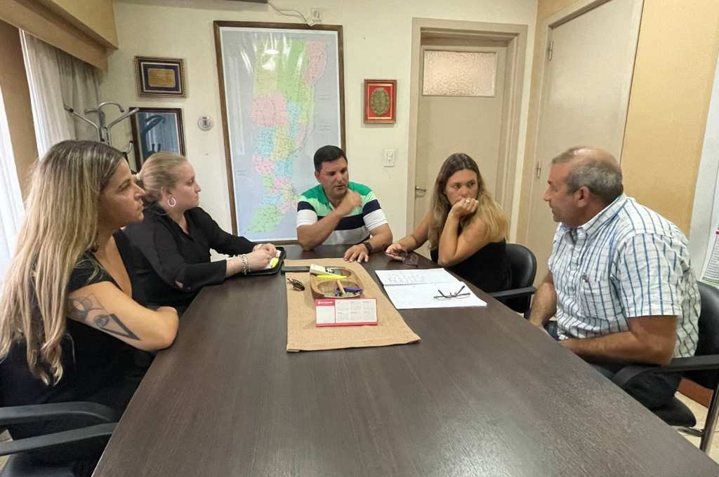 Di Stefano y Tejeda recorrieron localidades del departamento San Lorenzo
