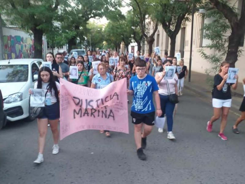 Marcha para pedir justicia por Marina Espíndola