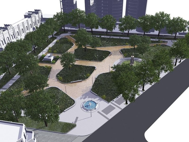 Comienza la puesta en valor de la plaza Carbó en Paraná