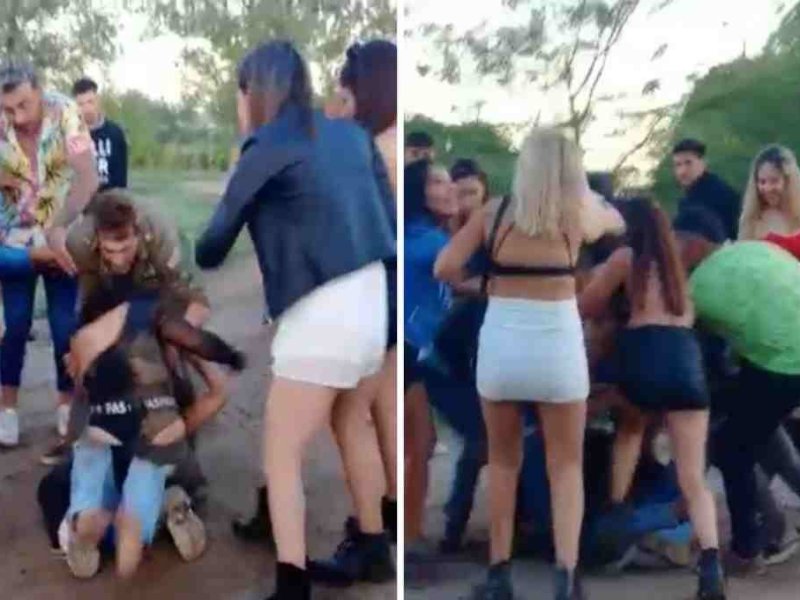 Video: brutal pelea de mujeres en Melincué