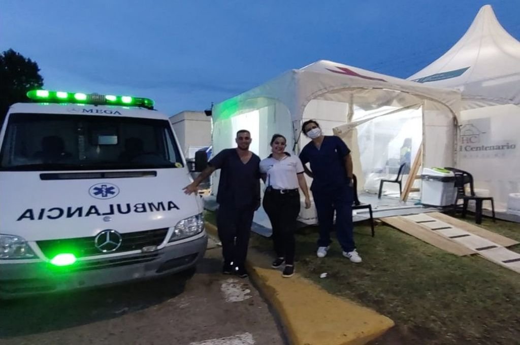 Se realizaron 80 atenciones en las carpas sanitarias