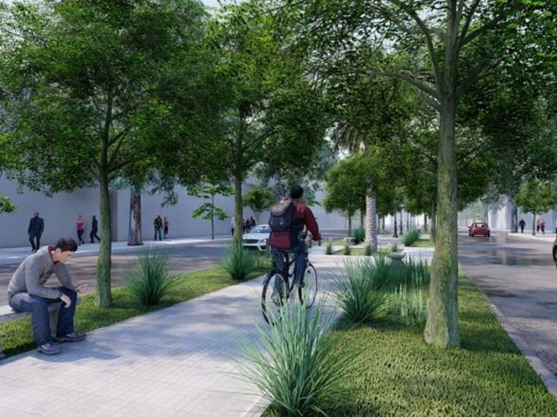 Renovación urbana: presentaron el proyecto de refuncionalización de bulevar Yrigoyen